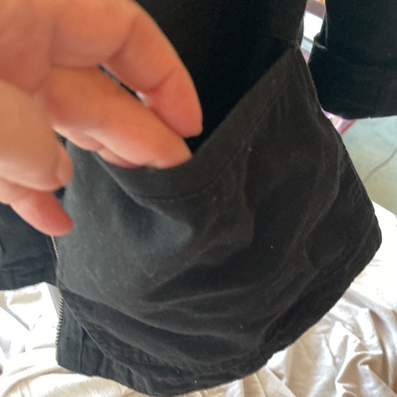 DETAILS intl hooded anorak coat zip Front cotton. Perfect. - Picture 3 of 8